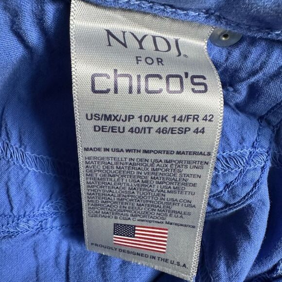 NYDJ for Chico’s Jeans Skinny Lift Tuck Technology Womens Size 10 - Picture 8 of 9